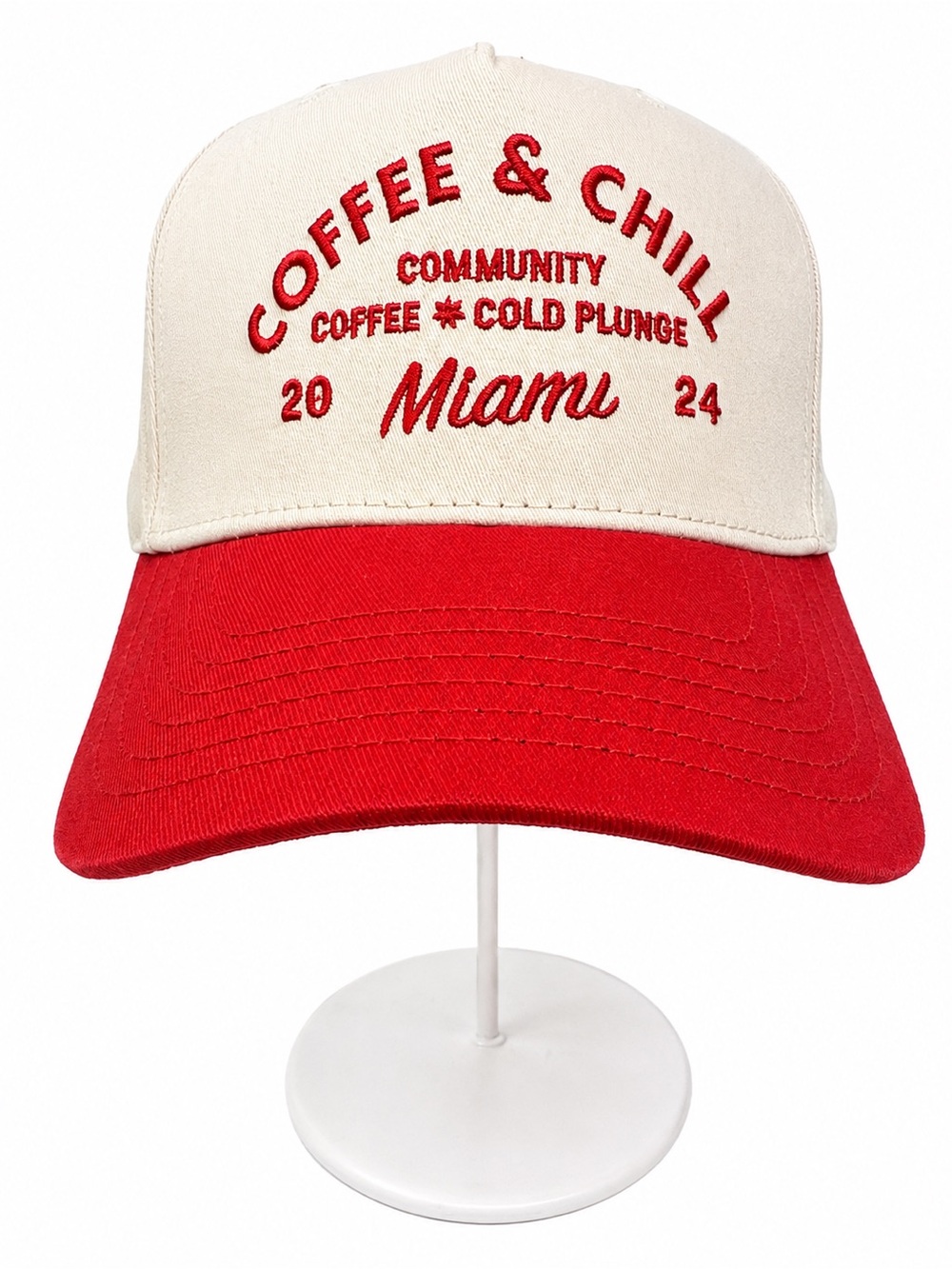2024 Coffee & Chill Miami Embroidered Snapback Cap LIMITED EDITION